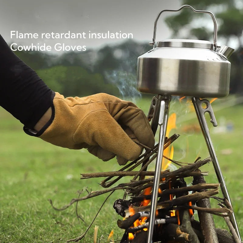Leather Stove Gloves