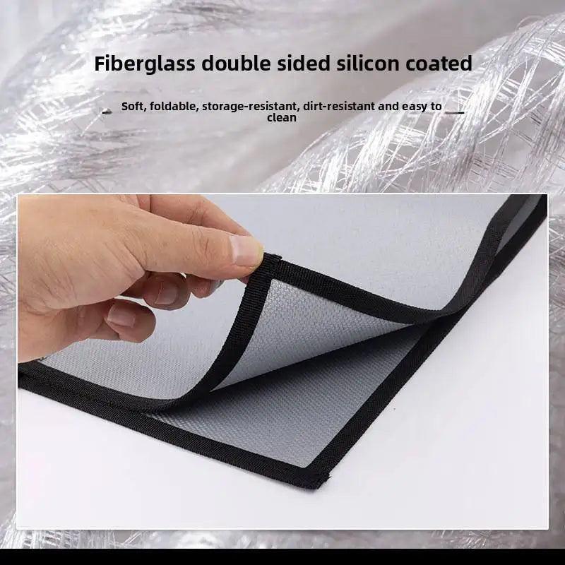Fire-Resistant Stove Mat and Firewood Carrier