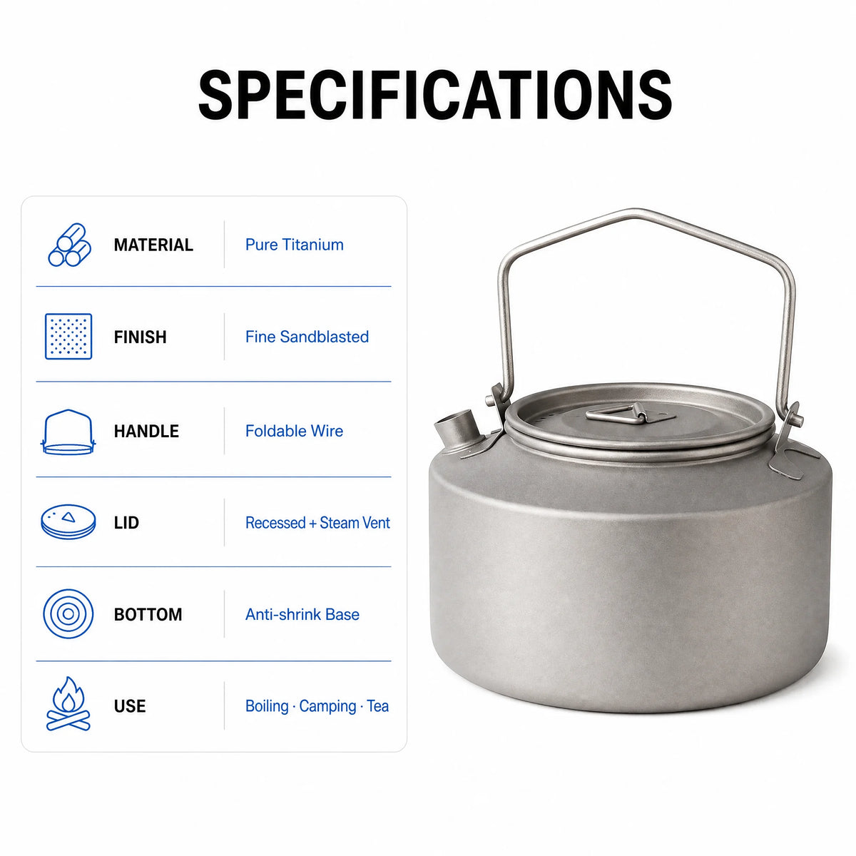 Titanium Camp Kettle