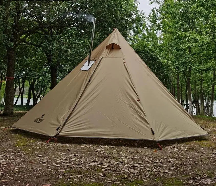 4 m Tipi Hot Tent with Telescopic Center Pole