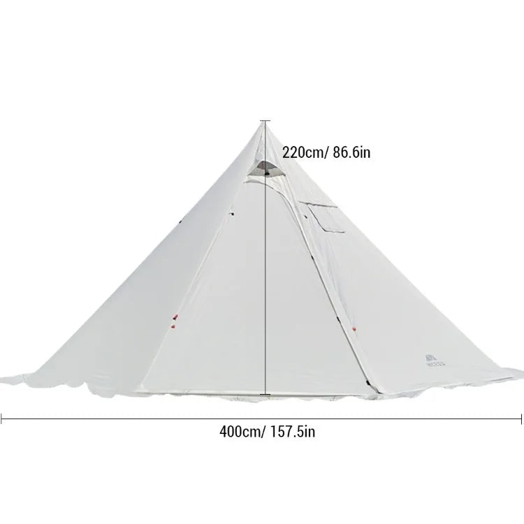 4-6 Person Tipi Hot Tent with Stove Jack