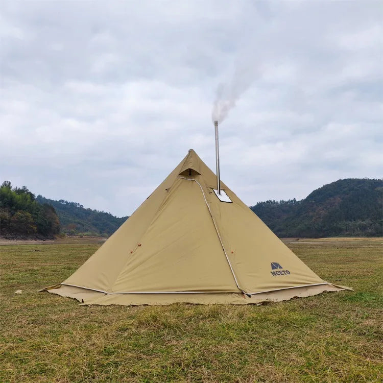 4-6 Person Tipi Hot Tent with Stove Jack