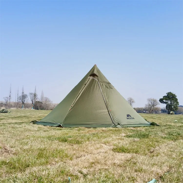 4-6 Person Tipi Hot Tent with Stove Jack