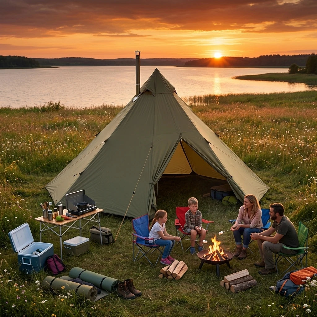 Ultralight Silnylon Hot Tent